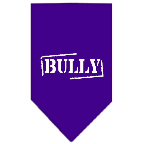 Bully Screen Print Bandana Purple Small